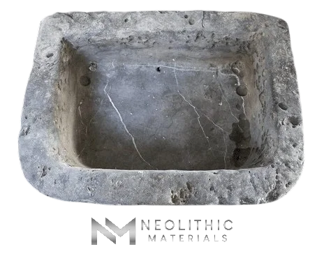 Antique Belgian Bluestone Trough Sink - Image 2